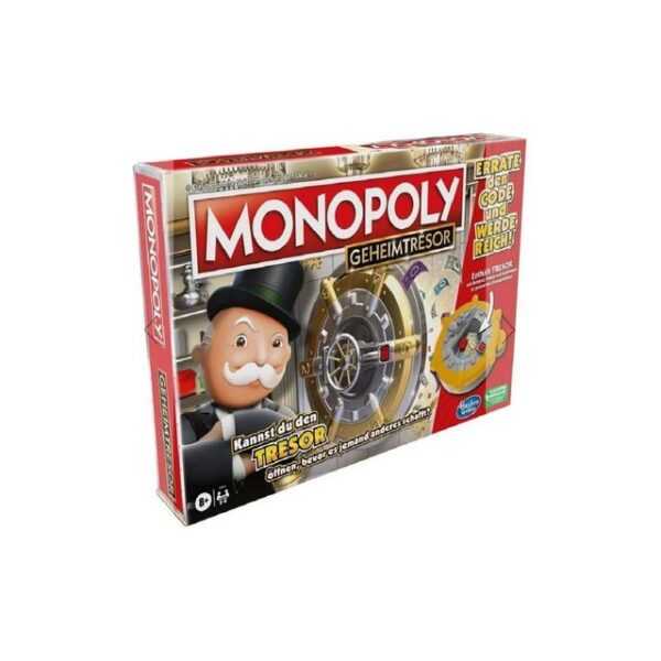 Hasbro Spiel, Familienspiel HASD1023 - Monopoly Geheimtresor, Brettspiel, für 2-6..., Familienspiel