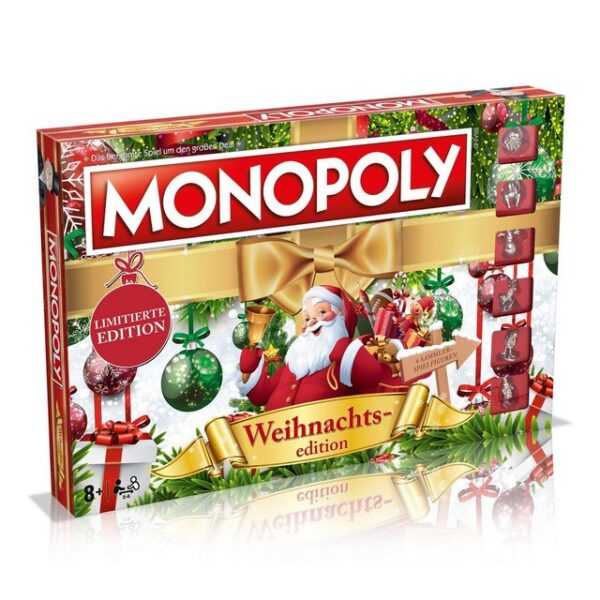 Winning Moves Spiel, Monopoly Brettspiel Weihnachten *Deutsche Version*