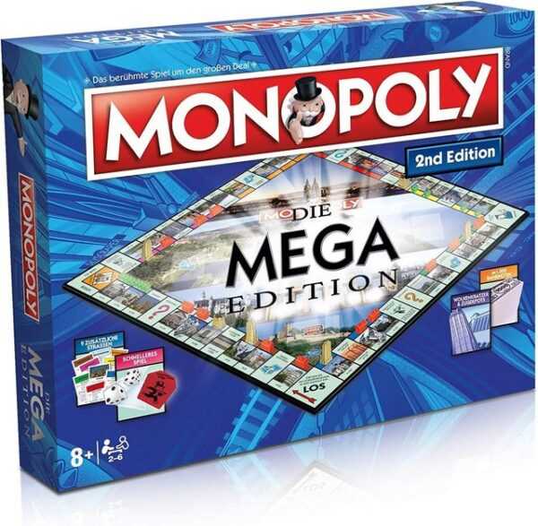 Winning Moves Spiel, Monopoly - Mega 2nd Edition Refresh