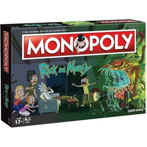 Winning Moves Spiel, Monopoly Rick and Morty, für Kinder ab 17 Jahren