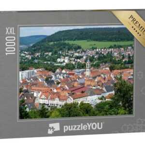 puzzleYOU Puzzle Blick über Tuttlingen in Baden-Württemberg, 1000 Puzzleteile, puzzleYOU-Kollektionen