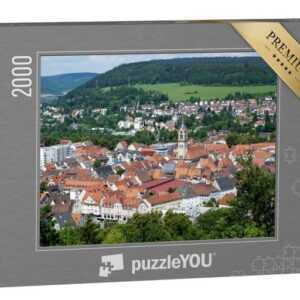 puzzleYOU Puzzle Blick über Tuttlingen in Baden-Württemberg, 2000 Puzzleteile, puzzleYOU-Kollektionen