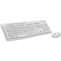 Logitech MK295 Silent Kabellose Maus-Tastaturkombination Weiß