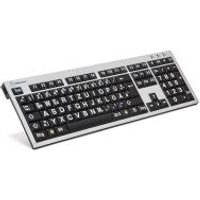 Logickeyboard XLPrint - USB - Büro - QWERTZ - Deutsch - Verkabelt - PC / Server (LKB-LPRNTWB-AJPU-DE)