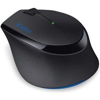 Logitech Wireless Combo MK345 – Tastatur-und-Maus-Set – drahtlos – 2.4 GHz – Schwarz, Blau – US Layout
