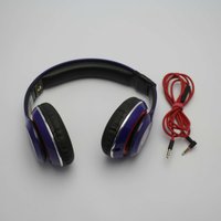 Sonstiges - SA 1258: Beats by Dr. Dre Monster Studio High-Definition Powered Isolation Over-Ear-Kopfhörer blue red (gebraucht) TEILDEFEKT