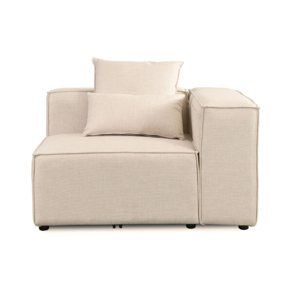 Modulares Sofa VERONA Rechtes Ecksofa - Beige