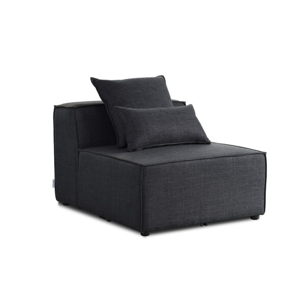 Modulares Sofa VERONA Mittelsofa - Anthrazit