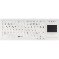 GETT Cleantype Xtra Touch Protect WL kabellose Silikontastatur mit Touchpad IP68 (KG30219)