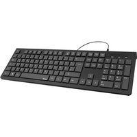 Hama KC-200 - Tastatur - USB - Deutsch - Schwarz (00182681)