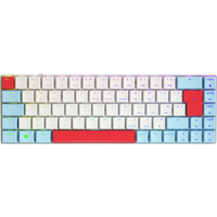 CHERRY MX-LP 2.1 Compact Wireless Tastatur RF Wireless + Bluetooth QWERTY Englisch Weiß (G80-3860LVAGB-0)