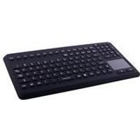 GETT Gerätetechnik InduProof Advanced - Tastatur - mit Touchpad - USB - Deutsch - Schwarz (KG20216)