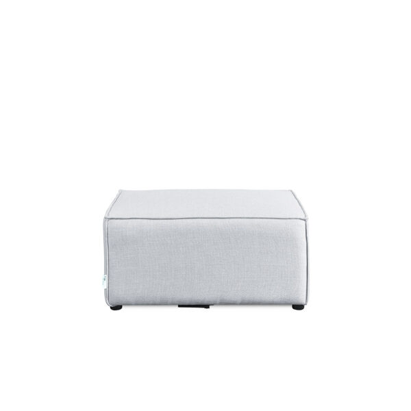 Modulares Sofa VERONA Hocker - Hellgrau