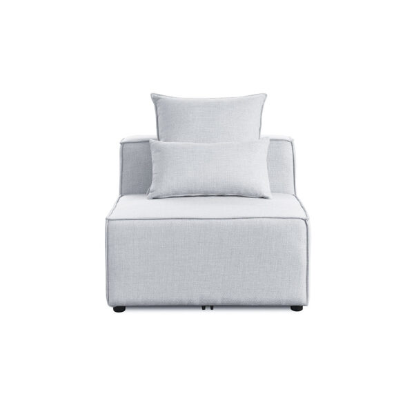 Modulares Sofa VERONA Mittelsofa - Hellgrau