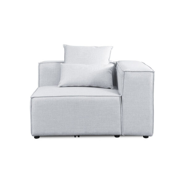 Modulares Sofa VERONA Rechtes Ecksofa - Hellgrau