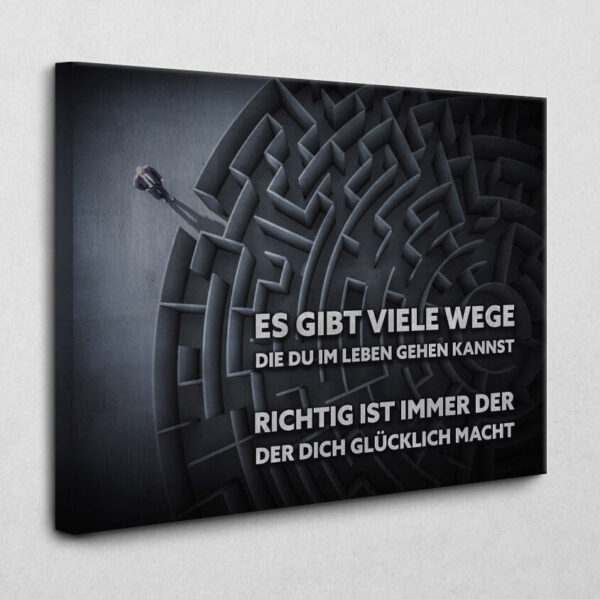 BE100 Viele Wege zum Gl?ck 140 x 105 cm 4 cm