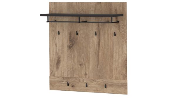 Die Möbelfundgrube Wandgarderobe Paneel Viking Eiche 93 x 101 cm - GRANO