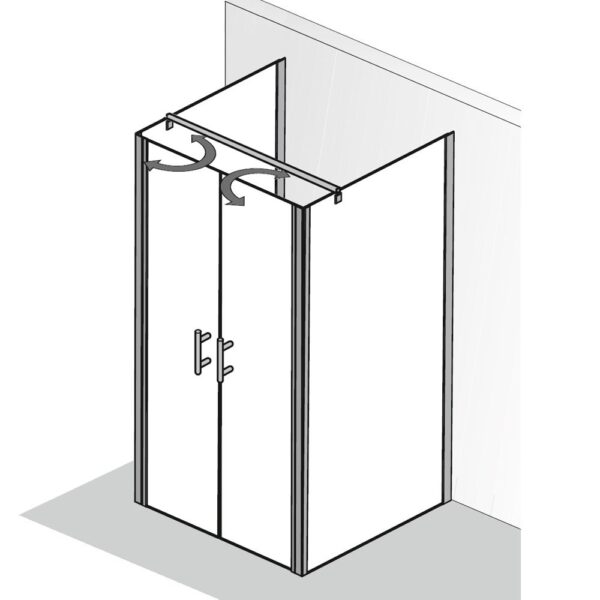 HSK Favorit Nova U-Form Duschkabine