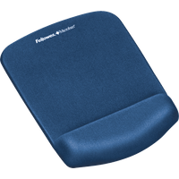 Fellowes PlushTouch - Mauspad mit Handgelenkpolsterkissen - Blau (9287302)