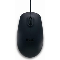 Dell - Maus - rechts- und linkshändig - optisch - 3 Tasten - kabelgebunden - USB - mattschwarz (570-11147)