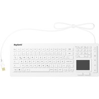 KeySonic KSK-6231INEL USB QWERTZ Deutsch Weiss Tastatur (28091)