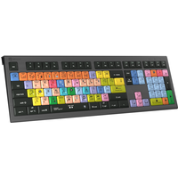 Logickeyboard LKB-LOGXP2-A2M-UK Tastatur USB QWERTY UK Englisch Schwarz (LKB-LOGXP2-A2M-UK)