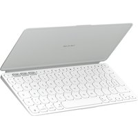 Logitech Keys-To-Go 2 Pale Grey - mobile kabellose Tastatur für Tablets & Notebooks