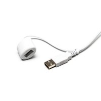 GETT TKH-MOUSE-GCQ-MED-AM-SCROLL-LASER-IP68-WHITE-USB - Maus - Laser - 5 Tasten - kabelgebunden - USB - weiß