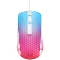 Deltaco WM87 Gaming-Maus USB Optisch Weiss Transparent 6 Tasten 6200 dpi Beleuchtet - DELTACO GAMING WM87 Gaming-Maus USB  Optisch Weiß