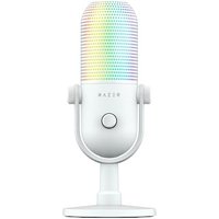 RAZER Seiren V3 Chroma Weiß - RGB USB Mikrofon mit Tap-to-Mute-Funktion