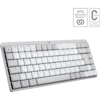 Logitech MX Mechanical Mini für Mac Kabellose Tastatur Hellgrau