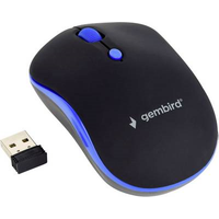 Gembird WIRELESS OPTICAL MOUSE MUSW-4B-03-B 1600DP - Maus RF Wireless Optisch 1600 DPI Beidhändig (MUSW-4B-03-B)