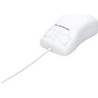 Gett Indumouse Pro TKH-MOUSE-PRO-IP68-WHITE-USB - Maus - ergonomisch - rechts- und linkshändig - Infrarot - 5 Tasten - kabelgebunden - USB - weiß