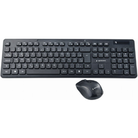 Gembird KBS-WCH-03 Tastatur RF kabellos + USB QWERTY Englisch Schwarz (KBS-WCH-03)