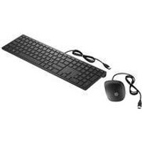 HP Pavilion Wired Desktop Set 400 Black FRENCH (4CE97AA#ABF)