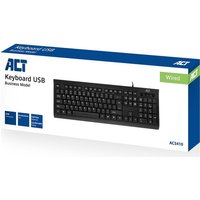 ACT AC5410 Tastatur USB QWERTY US Englisch Schwarz (AC5410)