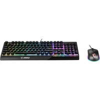 MSI VIGORGK30COMBOUS Tastatur USB QWERTY UK International Schwarz (VIGOR GK30 COMBO US)