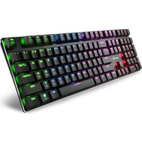 Sharkoon PureWriter RGB Red - Tastatur - Hintergrundbeleuchtung - USB - Deutsch