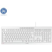 CHERRY STREAM KEYBOARD 2019 USB weiß-grau