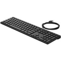 HP 320K Tastatur mit USB-Anschluss mit Kabel - Schwarz - EST (9SR37AA#ARK)