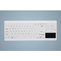 Cherry Active Key SANITIZABLE COMPACT KEYBOARD WITH NUMPAD AND TOUCHPAD kabelgebunden / USB (AK-C7412F-GUS-W/CH)