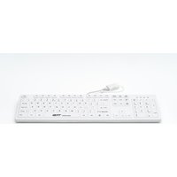 GETT CleanType Easy Protect Tastatur USB QWERTY US International Weiß (KG25220)