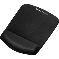 Fellowes PlushTouch - Mauspad mit Handgelenkpolsterkissen - Schwarz (9252003)