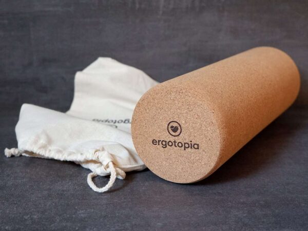 Ergotopia Ergotopia® Faszienrolle aus ökologisch-nachhaltigem Kork für gesundes Faszientraining und geschmeidiges Bindegewebe, auch als Fitnessrolle & Massagerolle geeignet