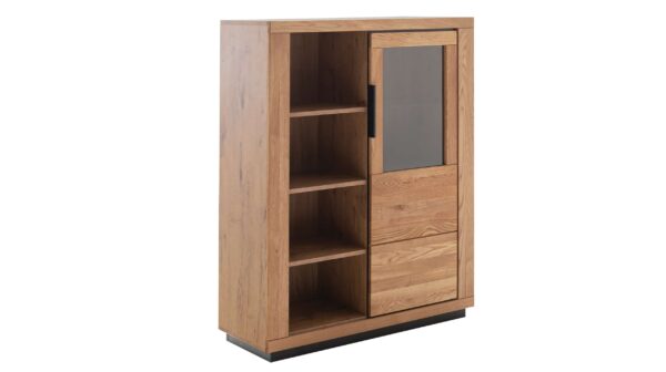 Massivart Highboard Wildeiche teilmassiv geölt 98 cm - GRENO