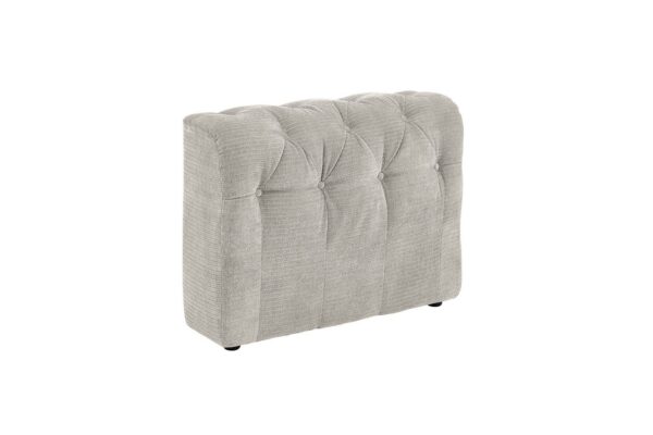 KAWOLA Sofa Seitenelement SEPHI medium Cord Vintage silber