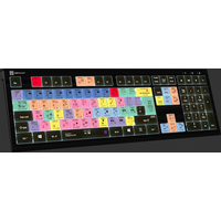 LogicKeyboard Adobe Premiere Pro CC ASTRA 2 - Tastatur - hintergrundbeleuchtet - USB - QWERTY - GB - Tastenschalter: Scissor-Switch - Schwarz - für Adobe Premiere Pro CC (LKB-PPROCC-A2PC-UK)