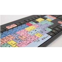 Logickeyboard Adobe Premiere Pro CC USB QWERTZ Deutsch Mehrfarben (LKB-PPROCC-BJPU-DE)