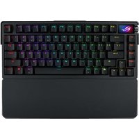 ASUS ROG Azoth Extreme - Tastatur - 75% - mit OLED-Display - backlit - kabellos - 2.4 GHz