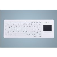 Active Key MedicalKey AK-C4400 - Tastatur - mit Touchpad - kabellos - RF - GB - weiß (AK-C4400F-GFUS-W/UK)